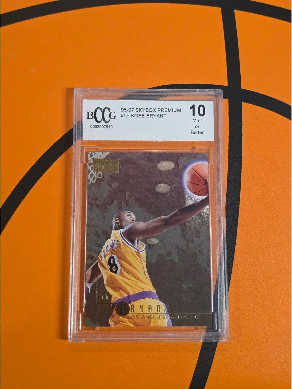 Kobe Bryant rookie 1996 Skybox Premium - #55 (RC) Bccg 10 gem mint
